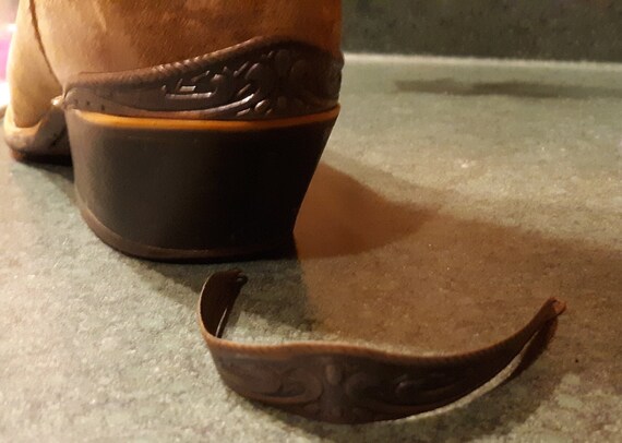 Western Toe Heel Plates for Cowboy Boots with Round Toes R toe