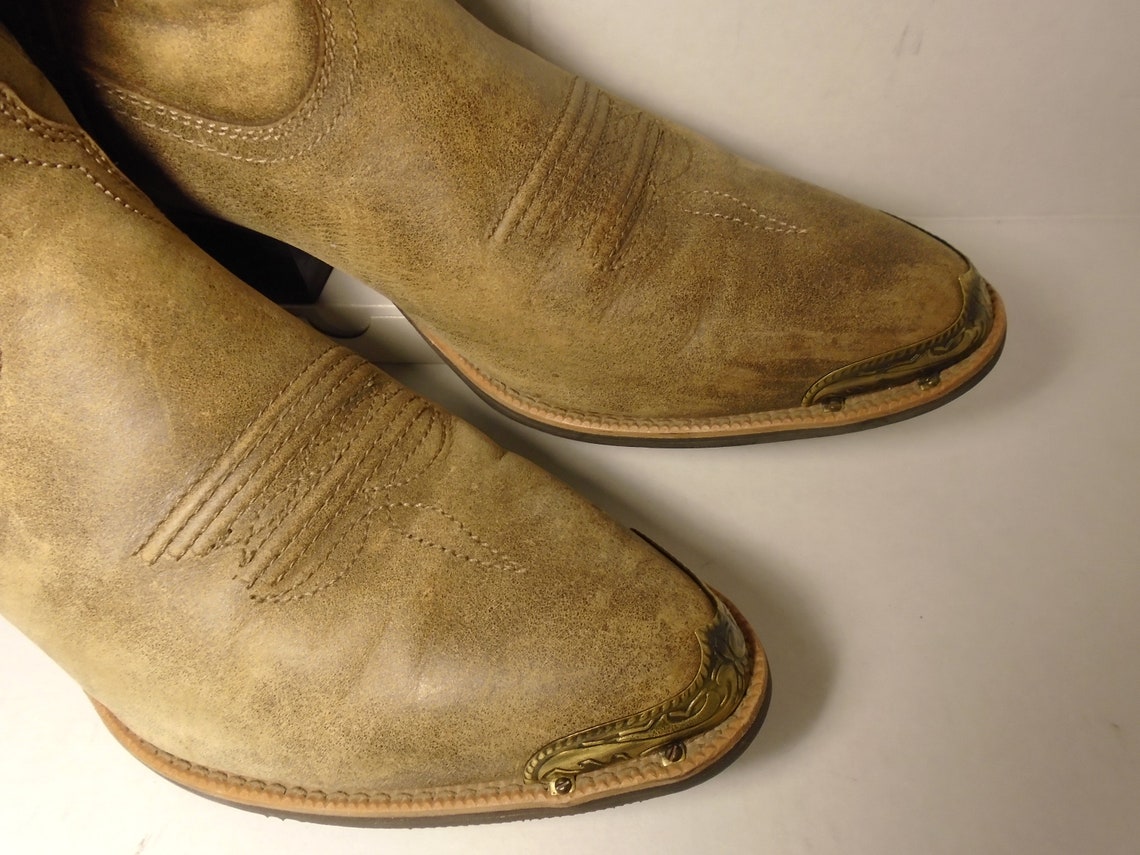 Cowboy Boot Tips/Toe Plates for Round Toed Boots Etsy