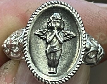 Anillo de ángel para mujer en plata de ley 925