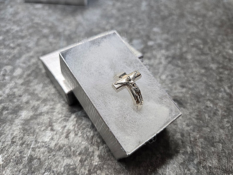 Orthodox Crucifix Large Cross Solid Heavy Ring Sterling Silver 925 - Etsy