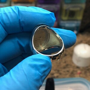 Large Virgin Mary Our Lady of Guadalupe Ring Sterling Silver 925 Sizes ...