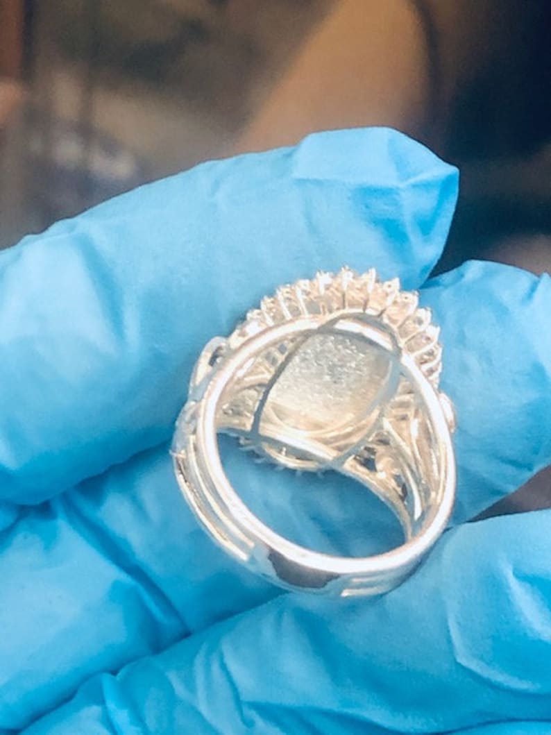 Virgin Mary Our Lady of Guadalupe Ladies Ring Sterling Silver 925 With ...