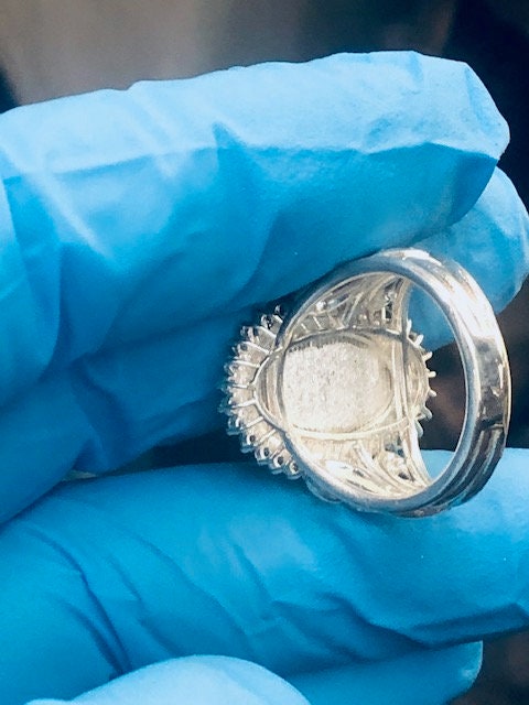 Virgin Mary Our Lady of Guadalupe Ladies Ring Sterling Silver 925 With ...