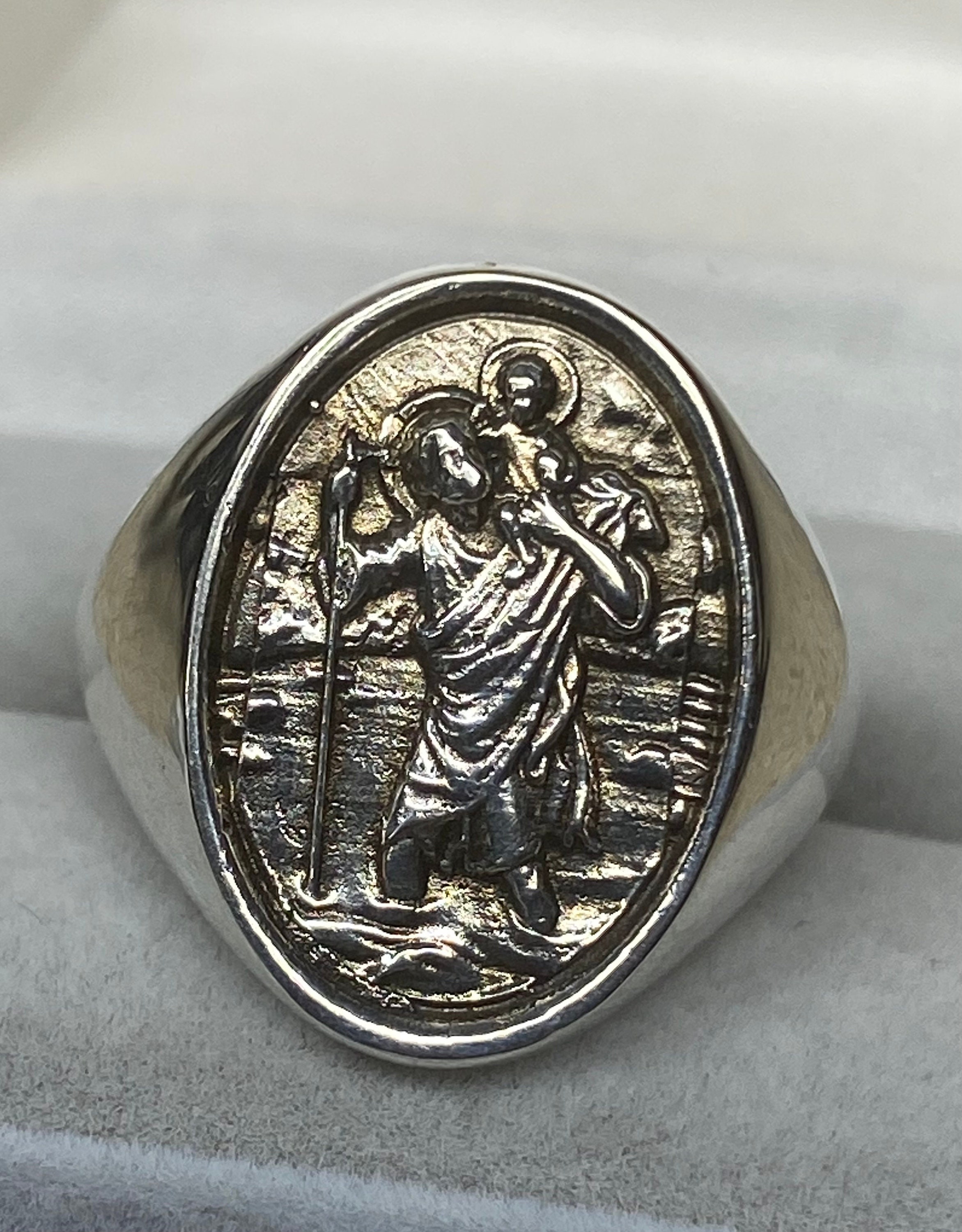 日本未入荷【CRAFTD London】St. Christopher Ring St Christopher Ring | Gold | CRAFTD London