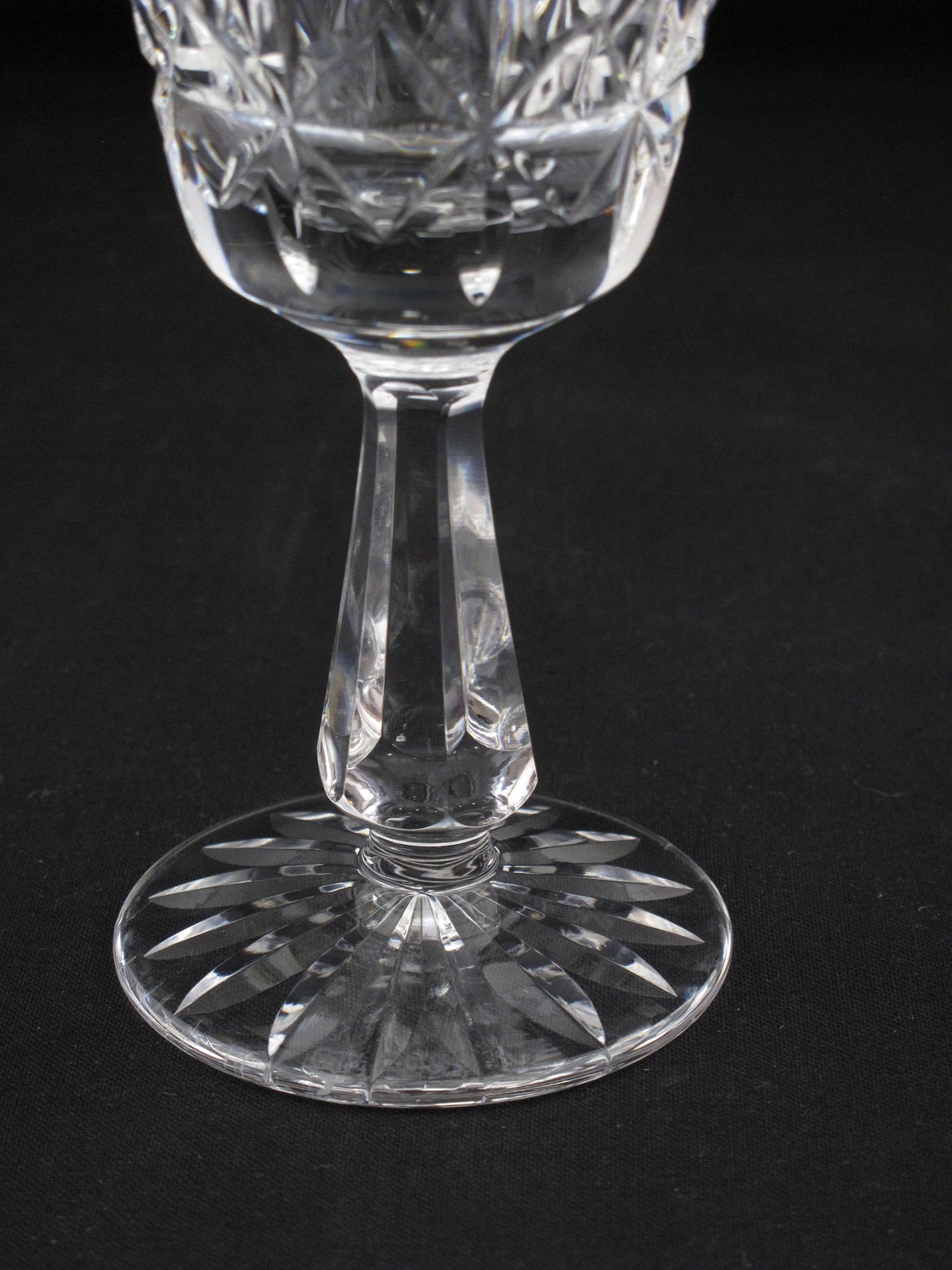 Waterford Crystal Claret Wine Rosslare Cut Collection Etsy