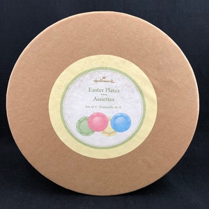 Hallmark Easter Plates Set of 4 Pastel Salad/Dessert Plates - Argonne Hall, LLC