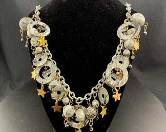 Necklace Stars and Space Dangle Design - Argonne Hall, LLC