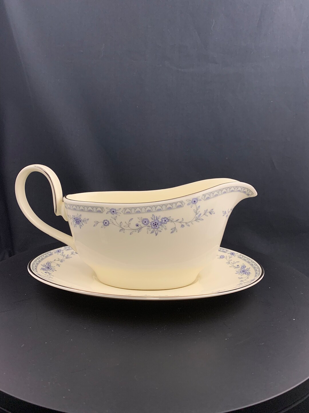 Minton Bone China Gravy Boat and Under Plate Bellemeade Etsy