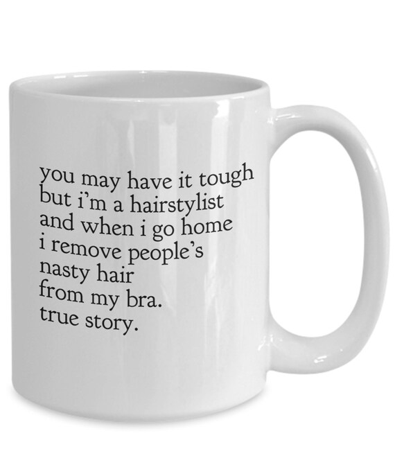 Hairdresser Coffee Mug Funny Gift For Hairstylist Stylist Etsy