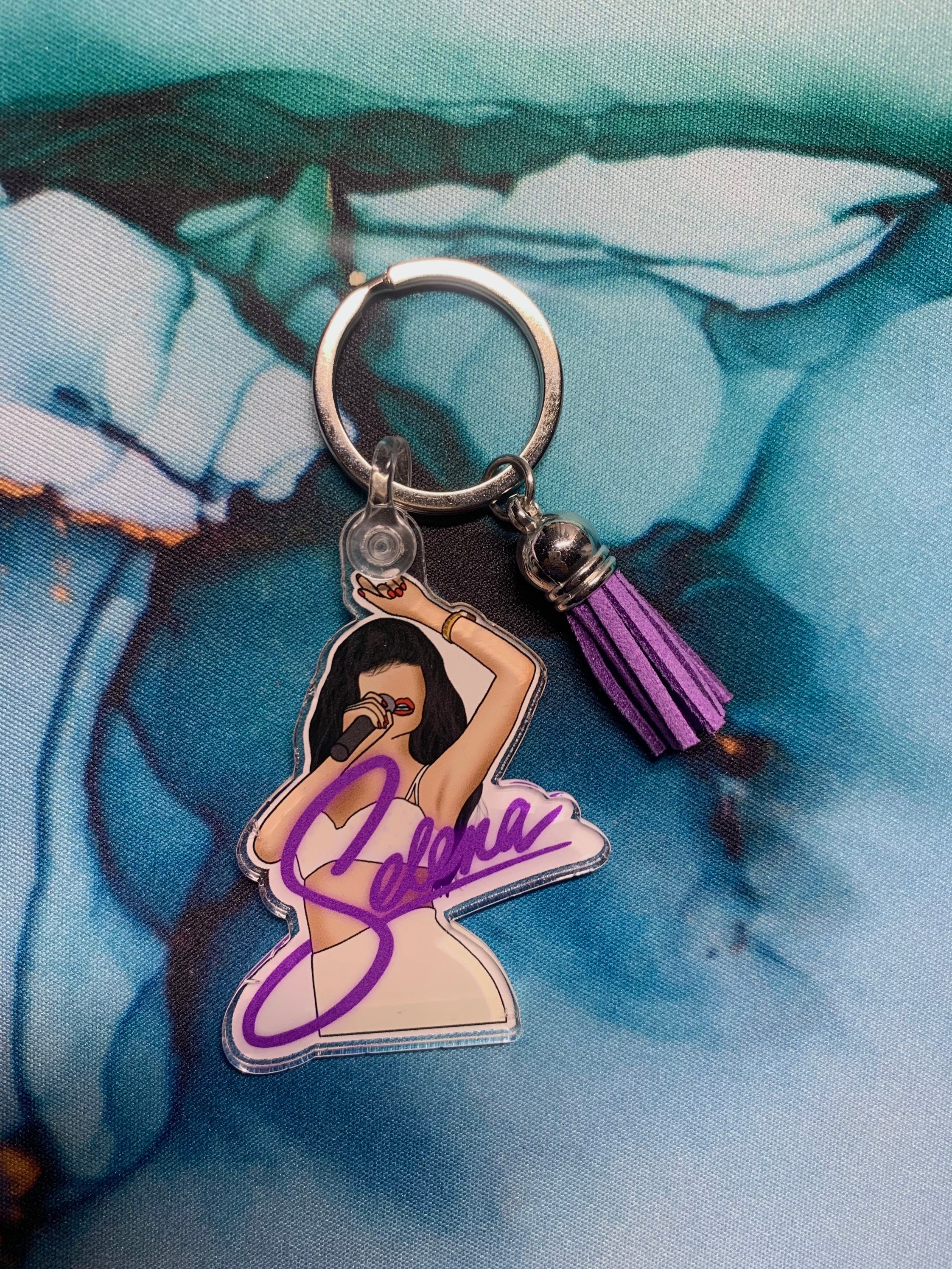 Selena keychain deals