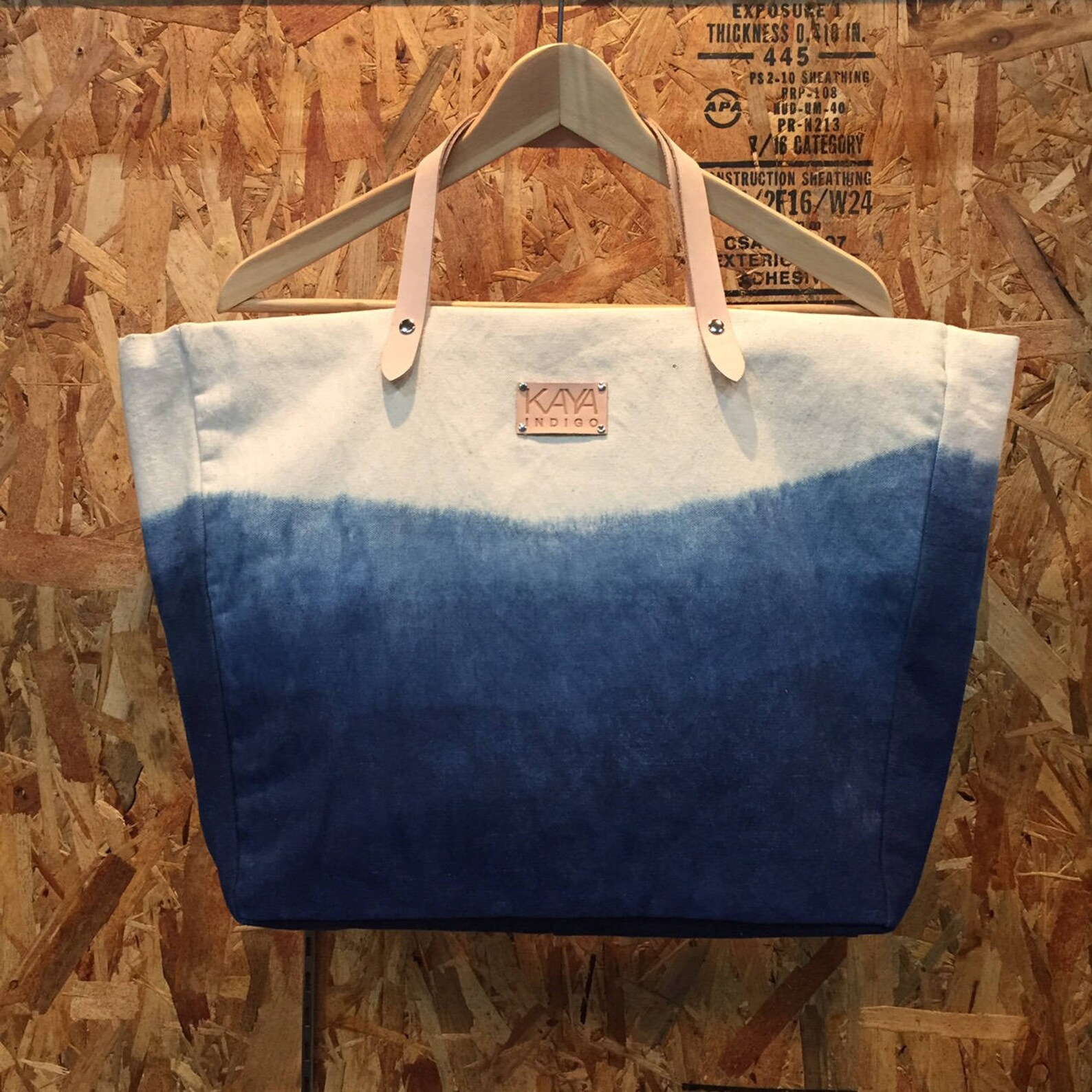 Handmade Indigo Tote Bag Etsy