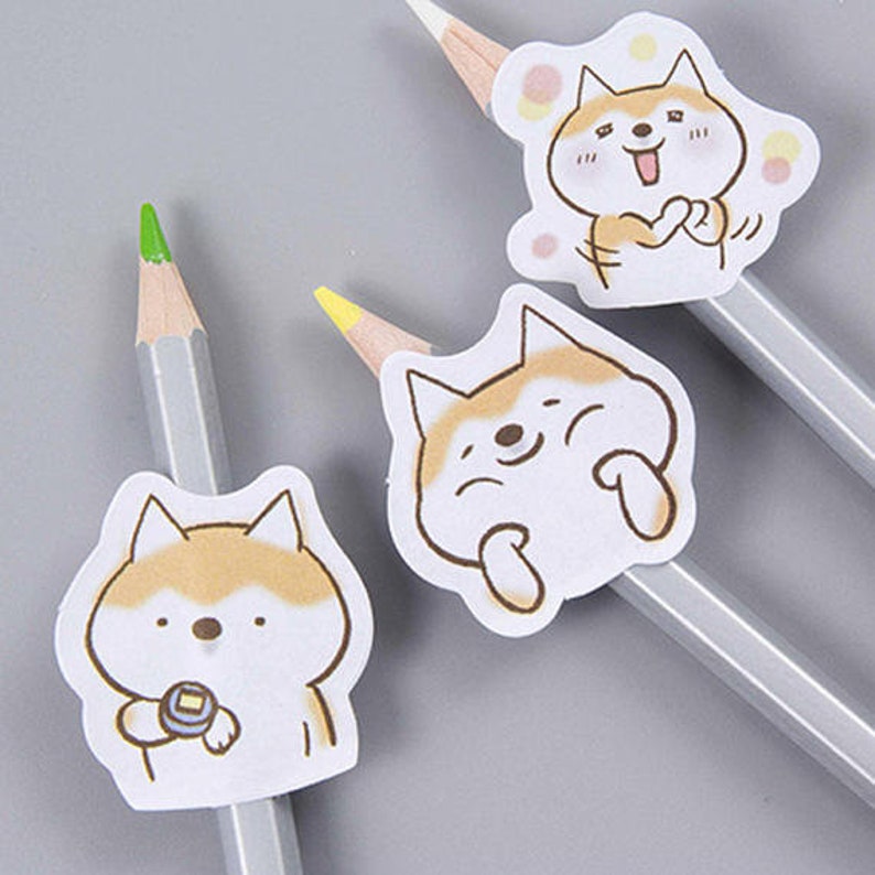 KAWAII DOG STICKERS/ Kawaii Stickers Animal Stickers Cute Etsy Canada