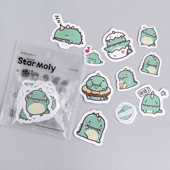 Dino Stickers Animal Stickers Cute Stickers Planner Stickers Etsy