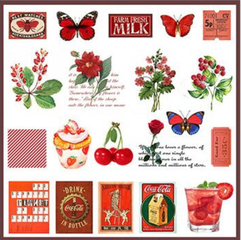 AESTHETIC STICKERS V3 Bullet Journal Sticker Pack Custom Etsy