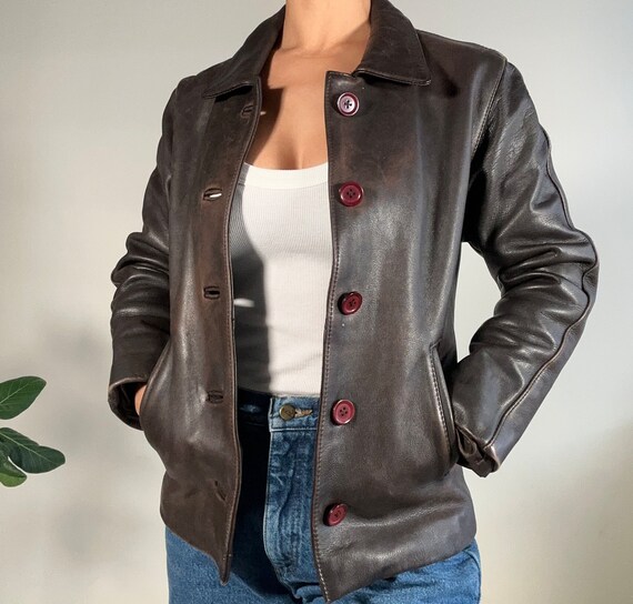 Vintage American Born Leather Jacket - image 2