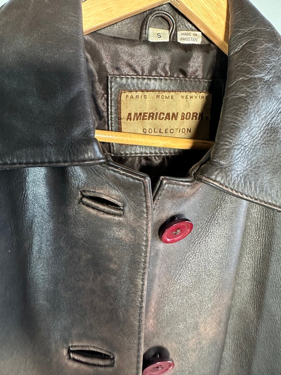 Vintage American Born Leather Jacket - image 4