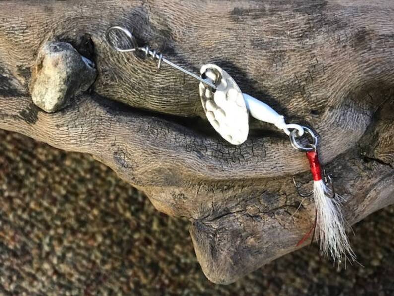 1/16oz Small Custom Inline Spinner Striperhybrid Bass White Etsy