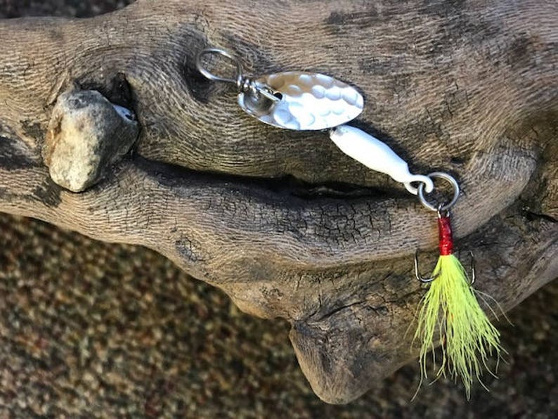 1/16oz Small Custom Inline Spinner StriperHybrid bass White Etsy