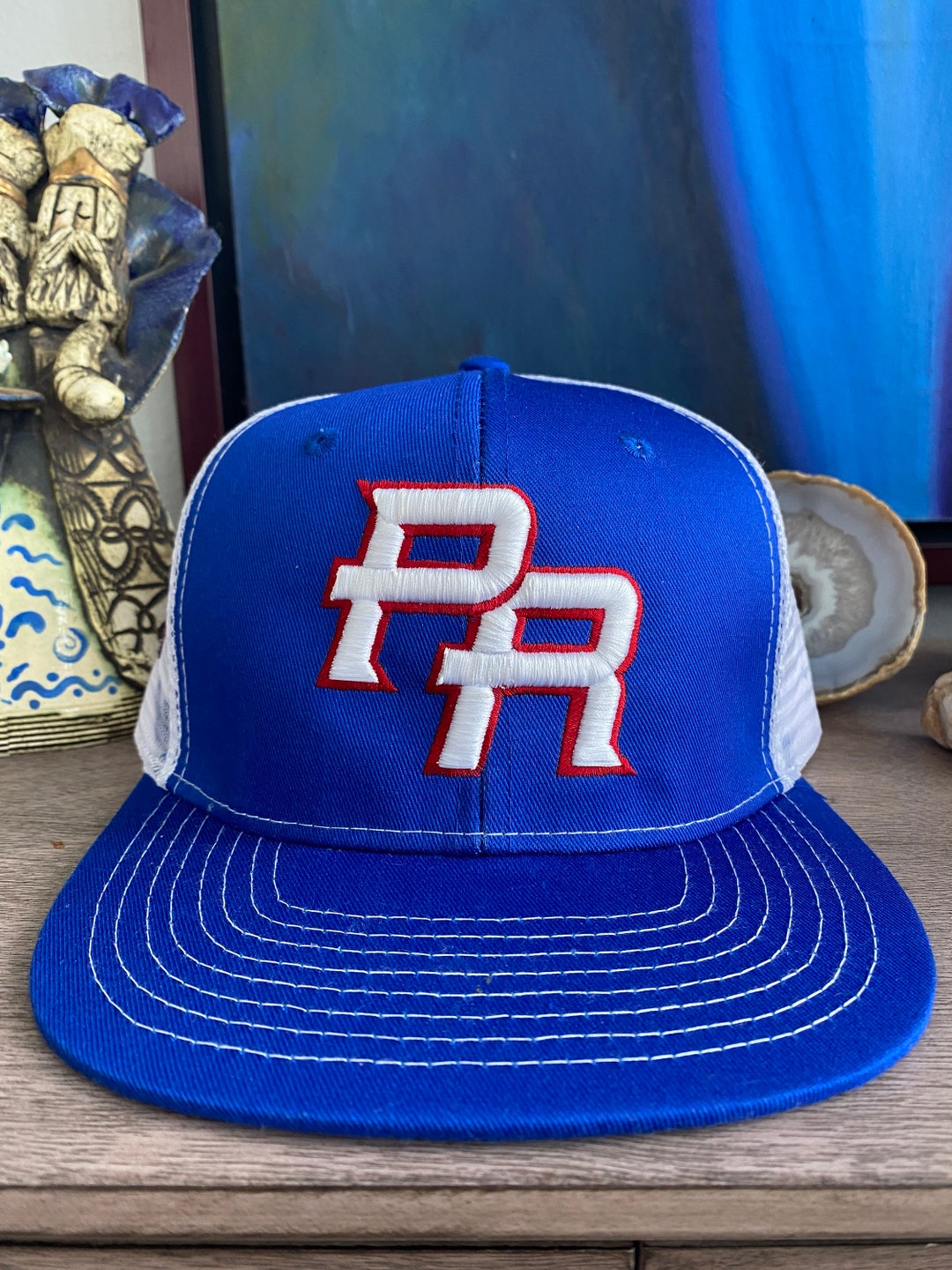 Casquette Snapback Plate RV - Motif Beach Wave And Sun Taino - Multicolore, Réglable - Neuf Avec étiquettes