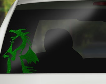 Maleficent Dragon decal-Maleficent --Disney decal--Maleficent Glitter decal~~Maleficent opal decal--car accessory--laptop decal