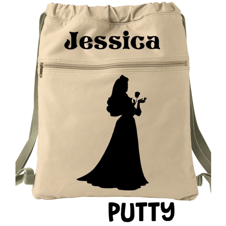 Sleeping Beauty Name Bag Disney Name Bag Personalized Disney Bag Disney Vacation Bag Disney Princess Backpack --Disney bag