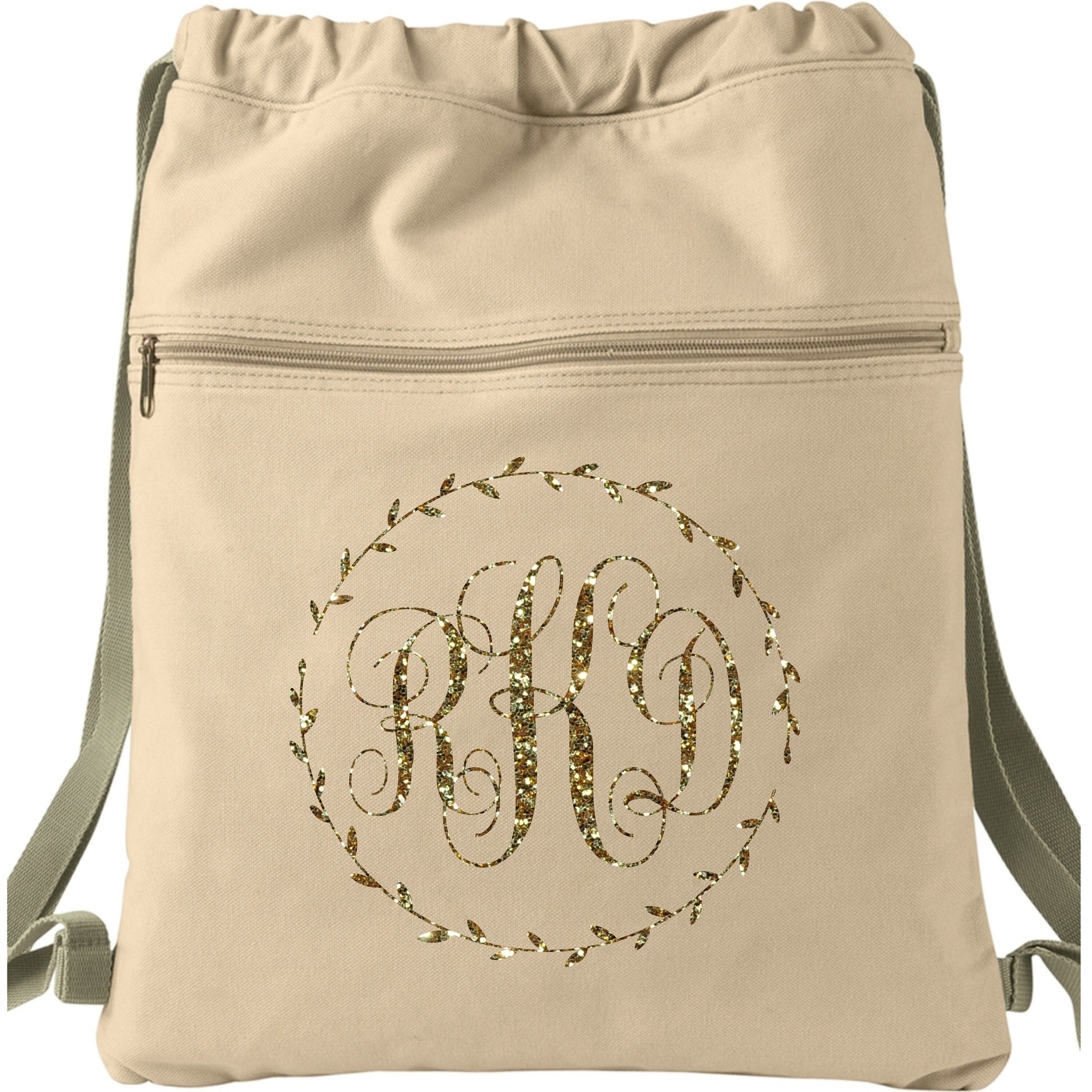 canvas beach backpack