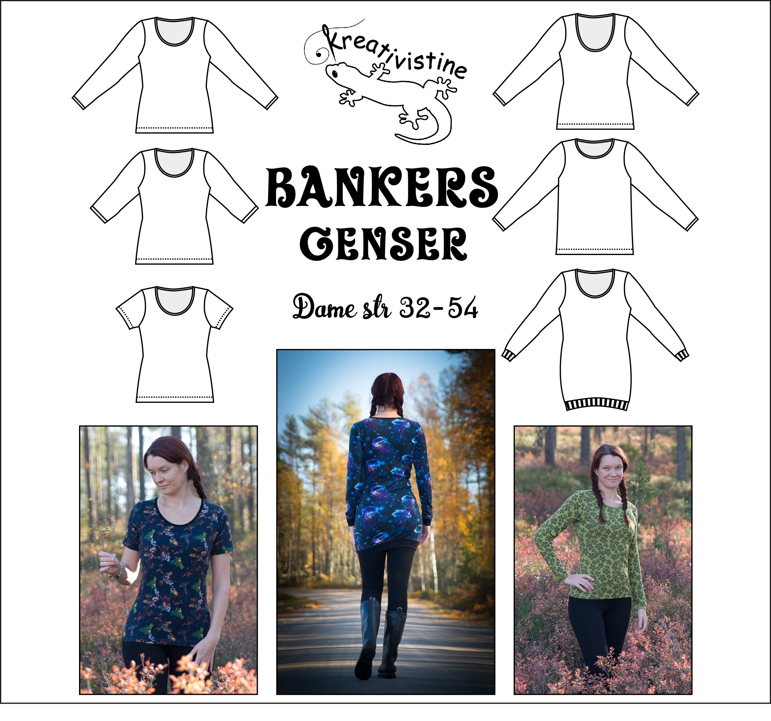 PDF Bankers Genser Sweater PDF Size 32-54 Ladies -  Hong Kong