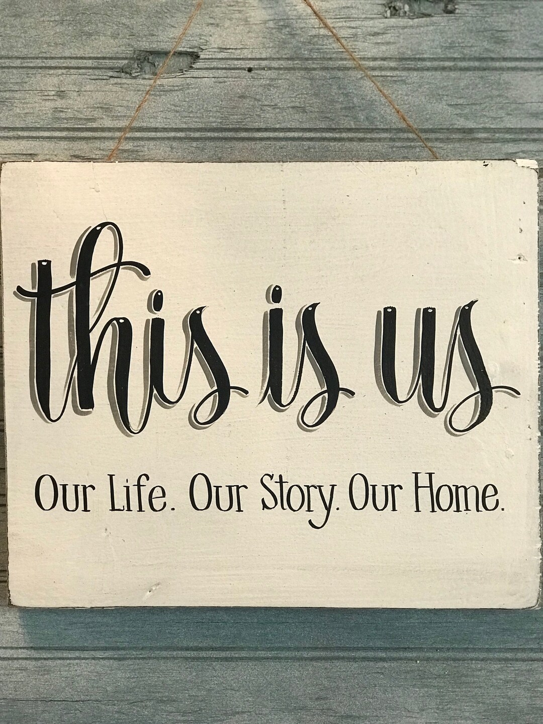 This is Us Sign Wood Sign With this is Us Phrase Etsy