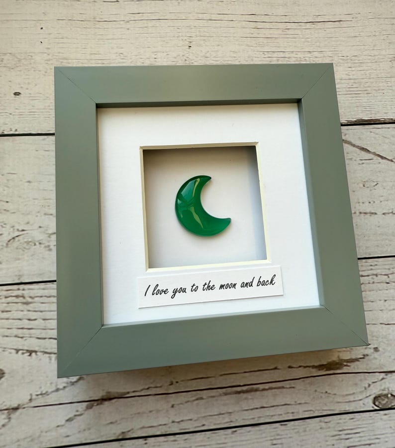 Jade Crescent Moon 35th wedding Anniversary gift for her Jade Art