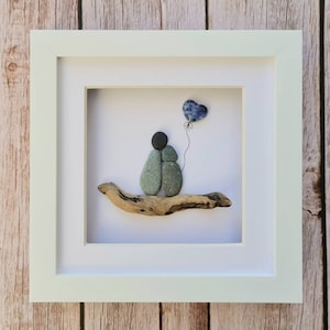 20th anniversary gifts for husband, China 20th wedding Anniversary gift for wife, pebble art picture, 16 years together MADE TO ORDER
