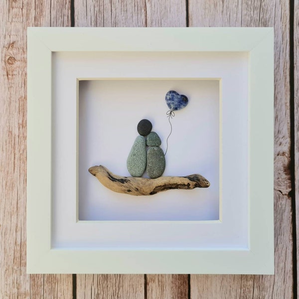 20th anniversary gifts for husband, China 20th wedding Anniversary gift for wife, pebble art picture, 16 years together MADE TO ORDER