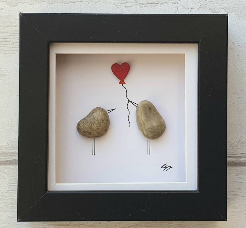 40th ruby wedding anniversary gift for husband Pebble art Etsy