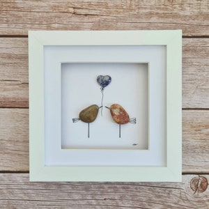 20th Wedding anniversary gifts for wife, China anniversary gift for husband  birthday gift for parents, love birds Valentines Gift for her.