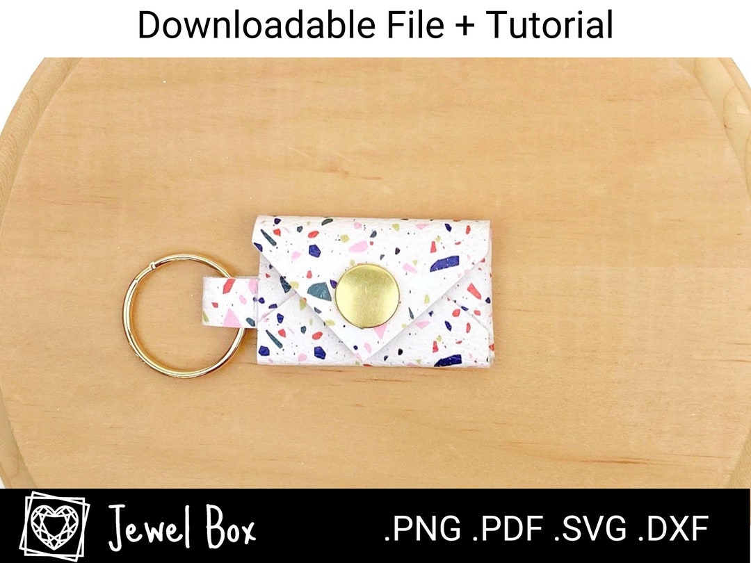 Envelope Quarter Holder Template, Quarter Holder Keychain, Envelope SVG