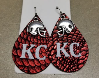 Chiefs Football Earrings