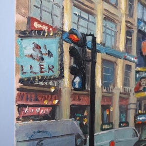 Londres, Shaftesbury Avenue, pintura al óleo imagen 3