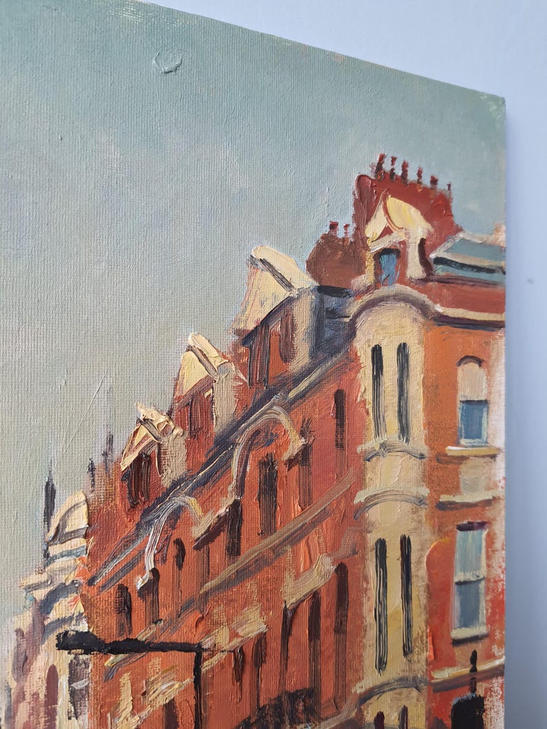 Londres, Shaftesbury Avenue, pintura al óleo imagen 4
