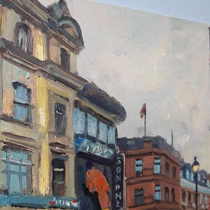 Londres, Shaftesbury Avenue, pintura al óleo imagen 6