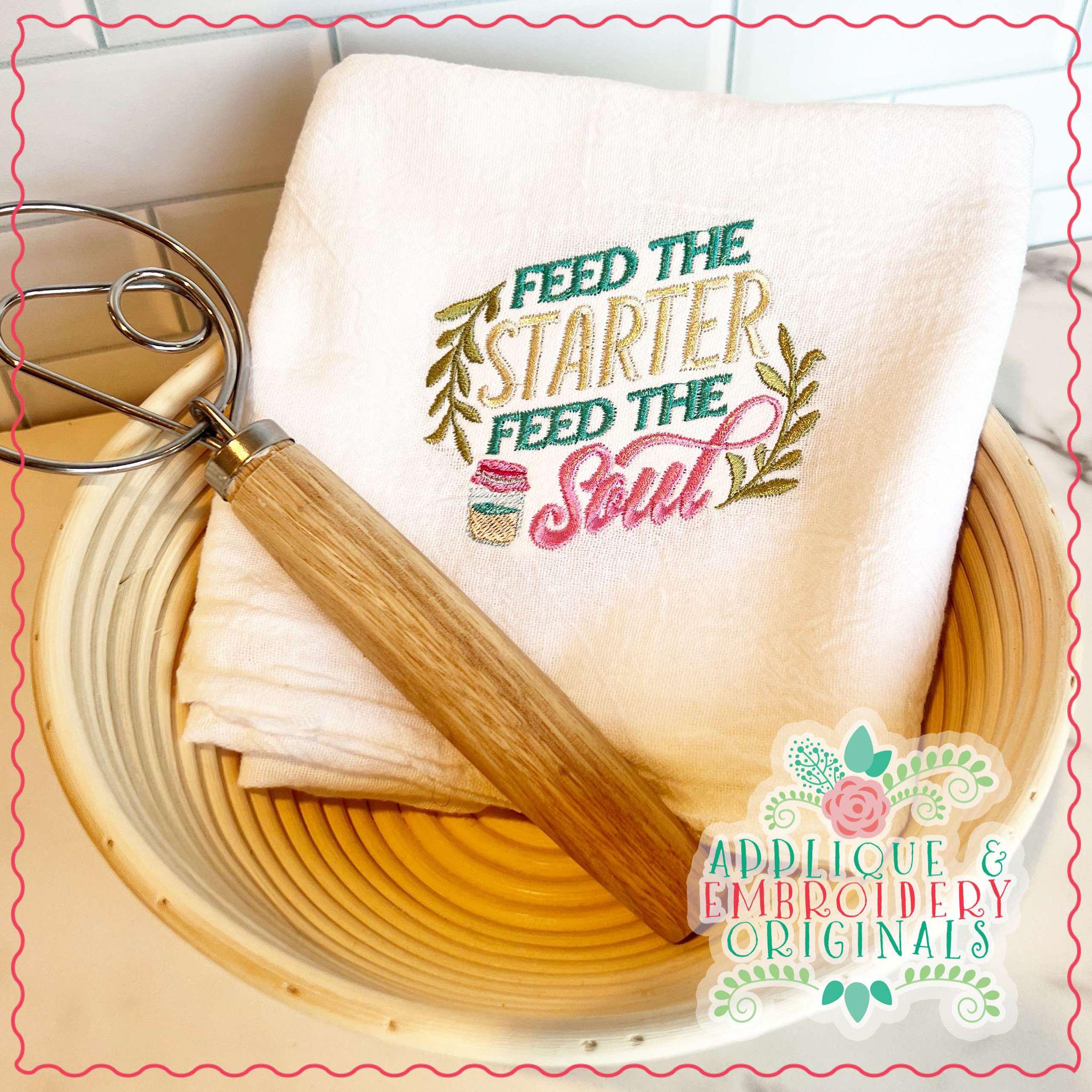 Applique & Embroidery Originals Digital Design 4029 Feed the Soul Applique Design embroidery Machine download