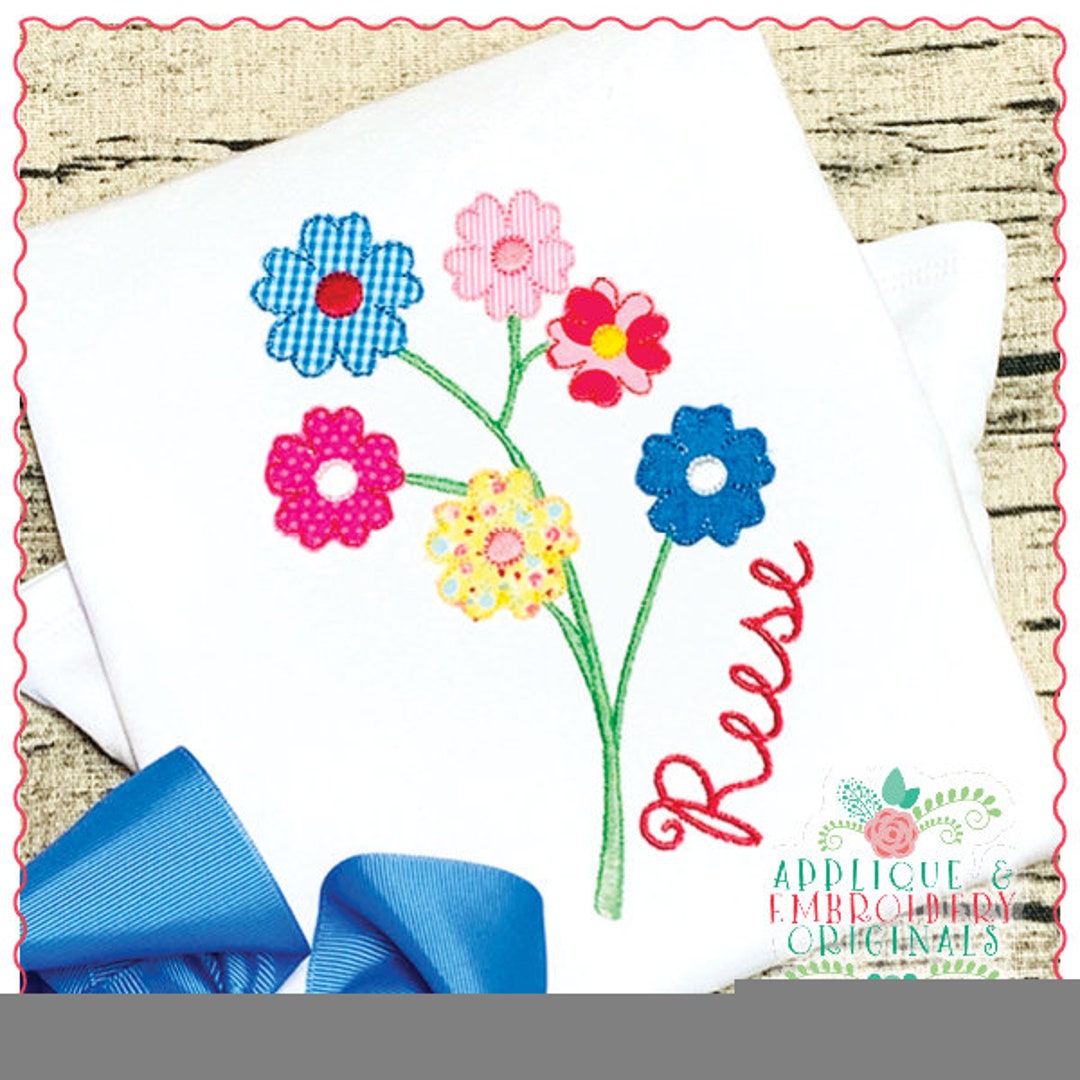 Applique & Embroidery Originals Digital Design 1481 Frayed