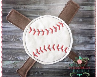 Applique and Embroidery Originals Digital Design - 384 Baseball Softball Bats Door Hanger In-The-Hoop with PDF tutorial Applique Design