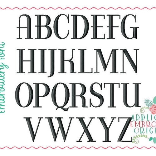 Applique and Embroidery Originals Digital Design 301 Darcy Etsy