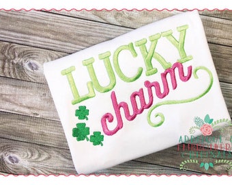 Applique and Embroidery Originals Digital Design - 202 Lucky Charm St Patrick's Day Embroidery Design, embroidery machineinstant download