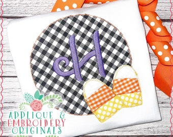 Applique & Embroidery Originals Digital Design 3044 Candy Corn Patch Applique Digital Design, embroidery machine, download