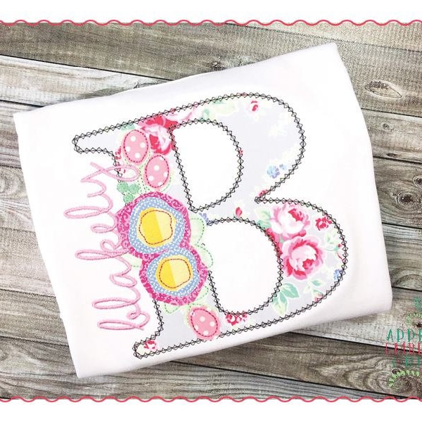 Monogram Applique - Etsy