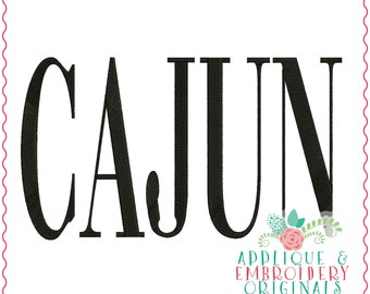 Apliques y bordados Originales Diseño digital 3761 CAJUN Word Art, Diseño de bordado, descarga instantánea, Mardi Gras