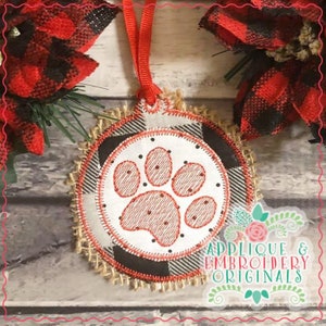 Applikation & Stickdatei Originale Digital Design 2217 Pfote Ornament Applikation Stickdatei Maschinenstickerei Sofort Download