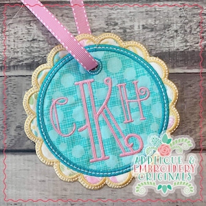 Applikation und Stickerei Originale Digital Design 1974 Tag Doppel Jakobsmuschel In-The-Hoop Applikation Design Stickmaschine, sofortiger Download