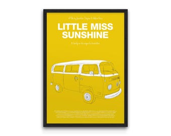 Little Miss Sunshine Movie Poster featuring VW T2 Microbus