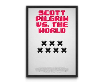 Scott Pilgrim vs The World Minimal Movie Poster